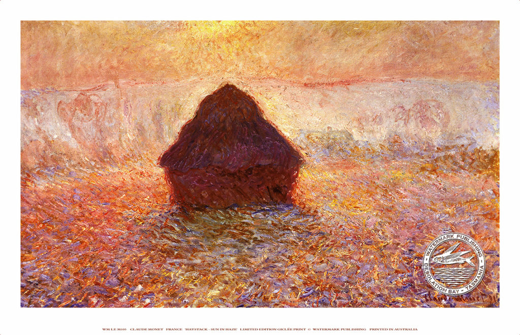 Haystack Sun In Haze