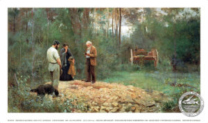 A BUSH BURIAL by Frederick McCubbin