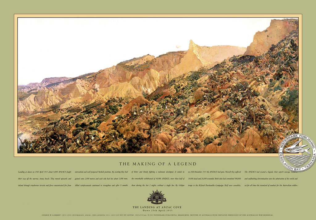 LANDING AT ANZAC COVE