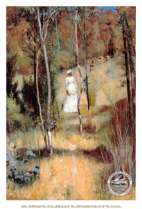 A SUMMER MORNING TIFF - Tom Roberts