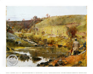 Quiet day at Darebin by Australian artist Tom Roberts.