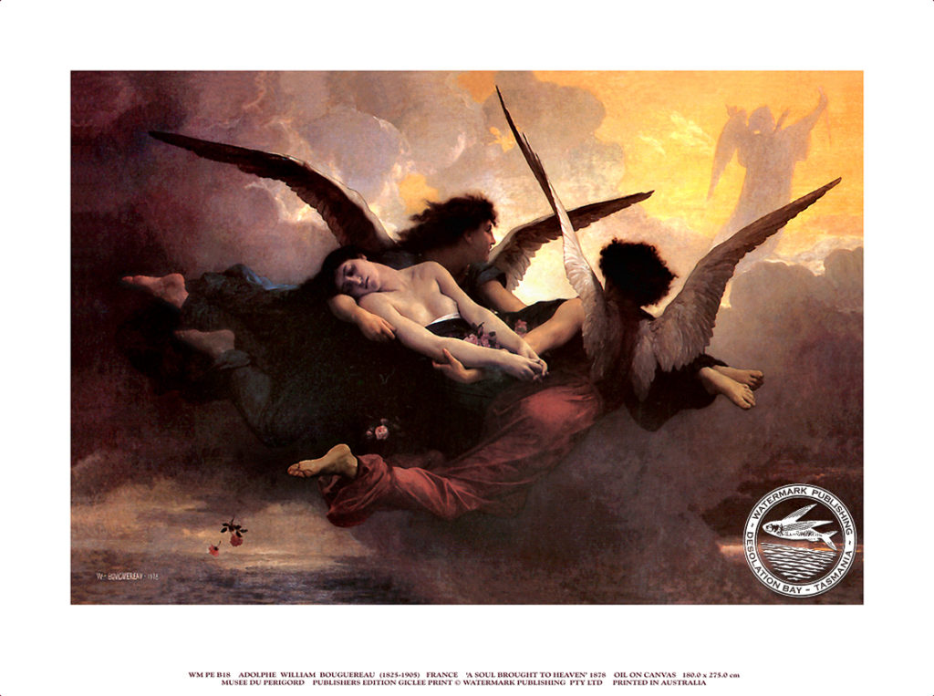 A soul brought to heaven