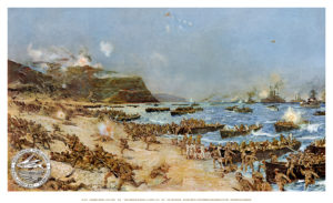 THE LANDING AT ANZAC COVE