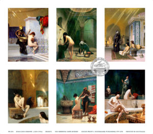 SIX ORIENTAL BATH SCENES