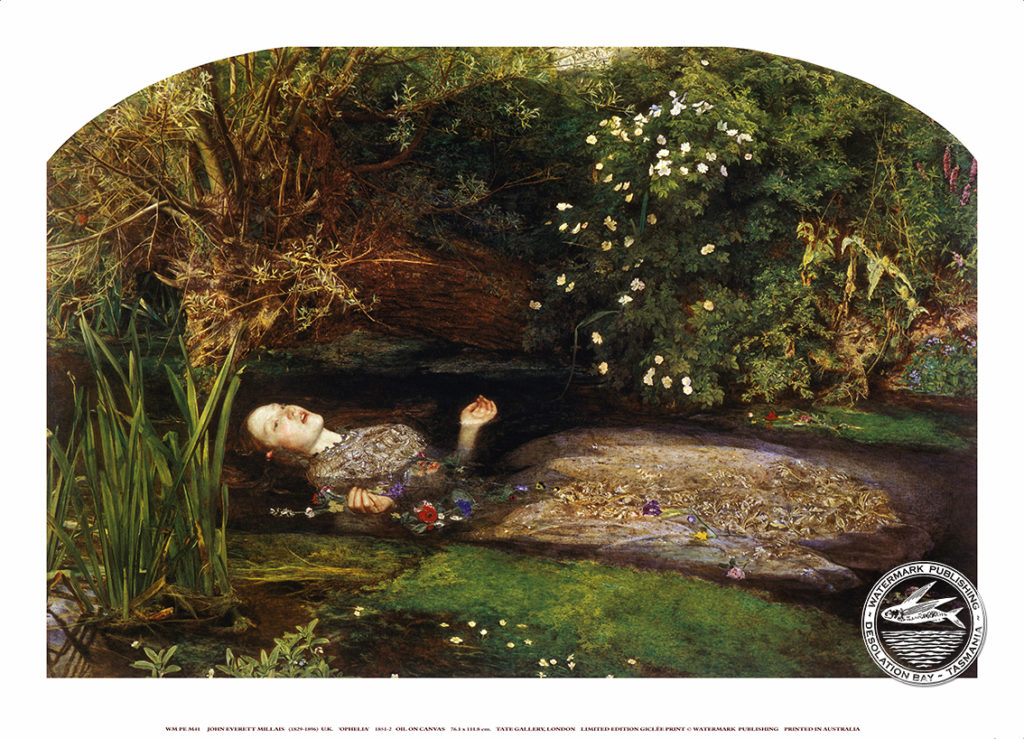 OPHELIA by John Everett Millais