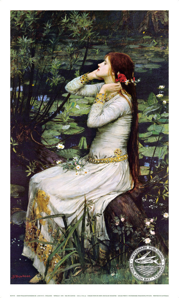 OPHELIA by John William Waterhouse