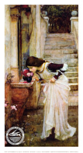 THE SHRINE by John William Waterhouse