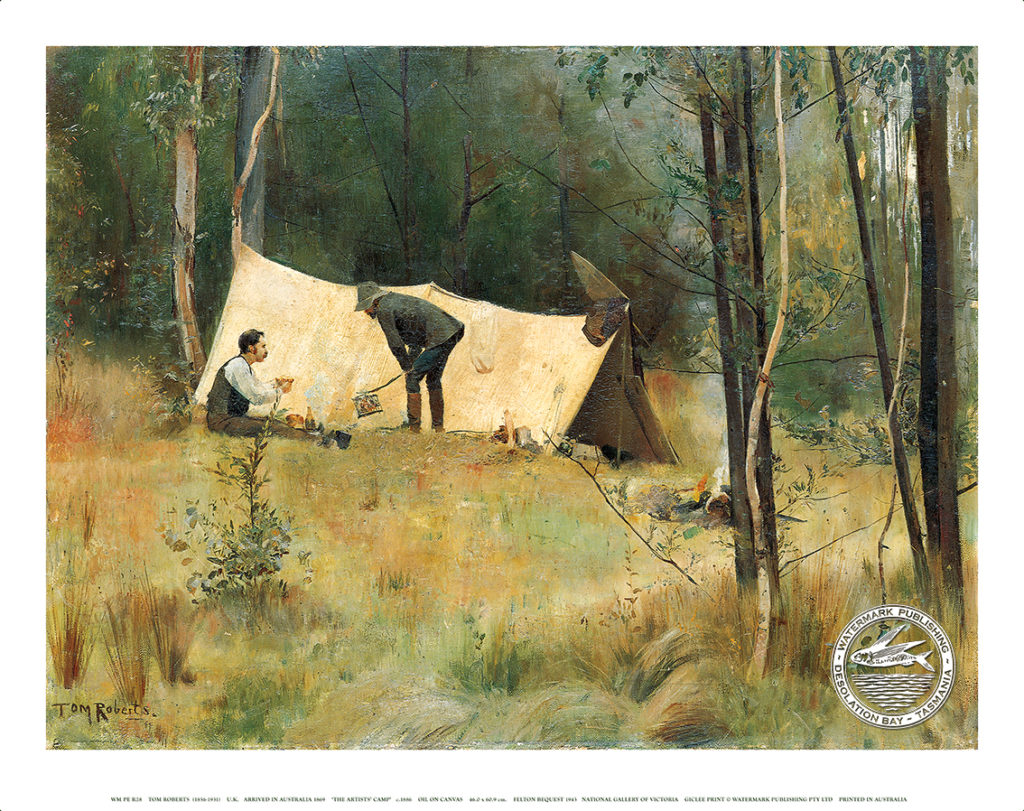 the artist's camp - Tom Roberts