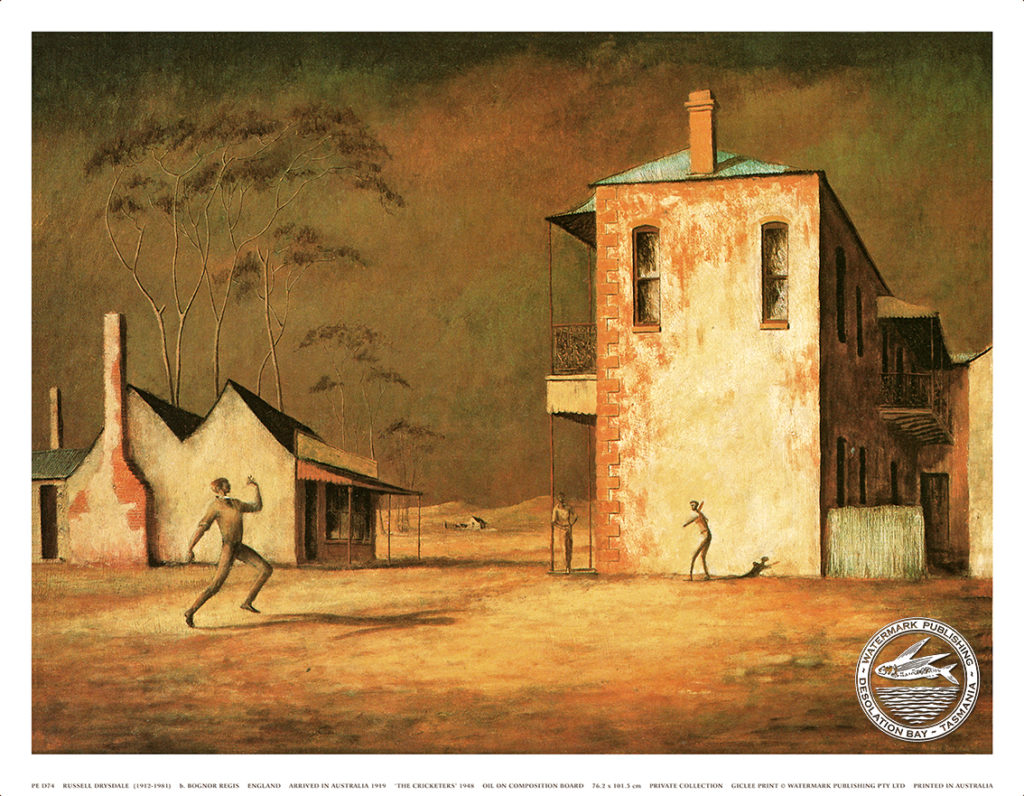 THE CRICKETERS - Russel Drysdale