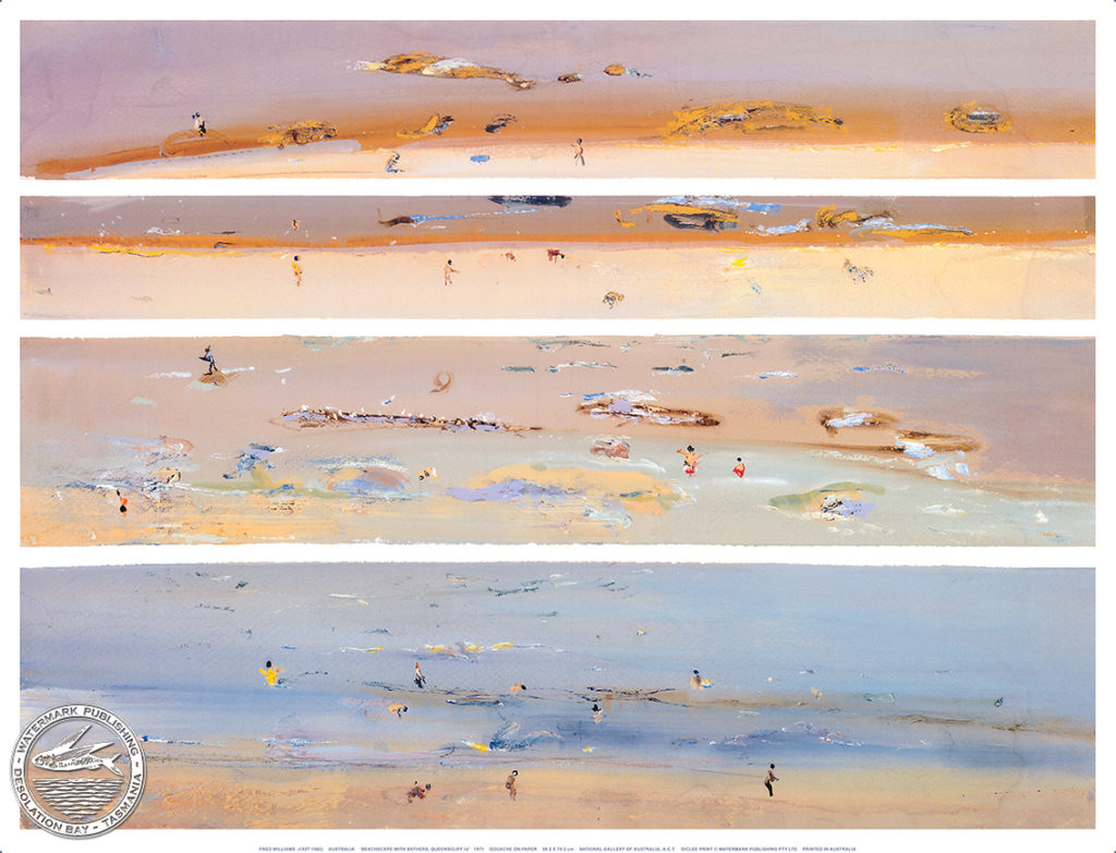 Beachscape With Bathers