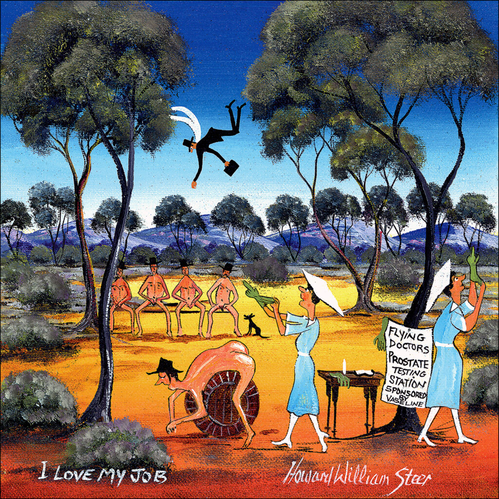 I love my job by Howard William Steer humorous magnet