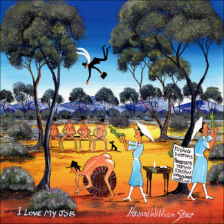 I love my job by Howard William Steer humorous magnet