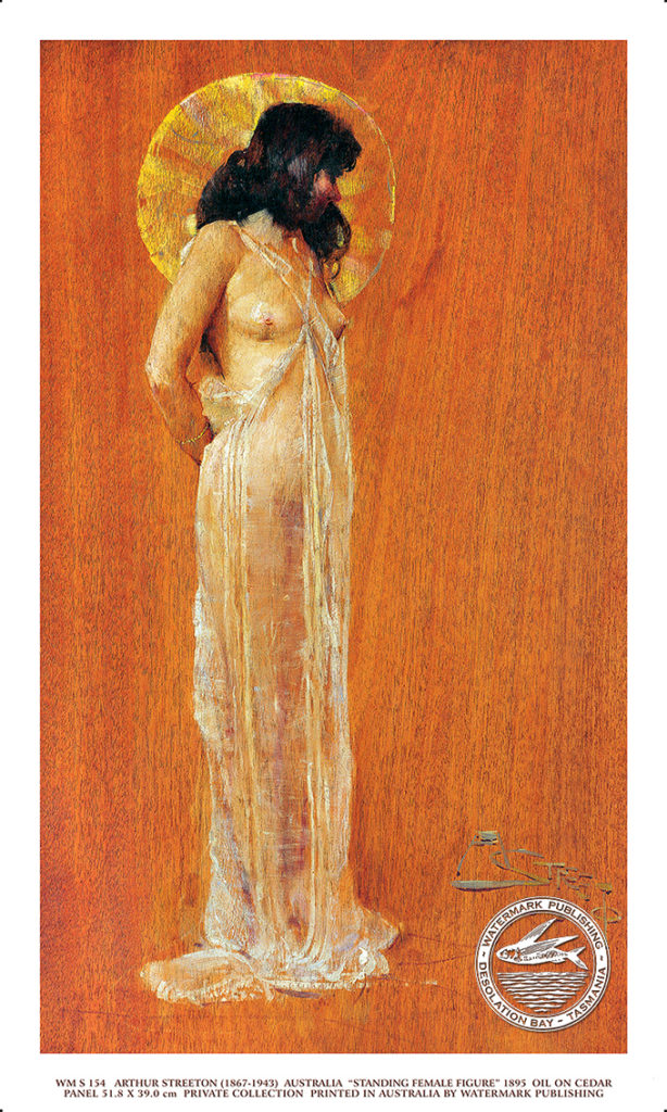 Standing Female Figure by Sir Arthur Streeton