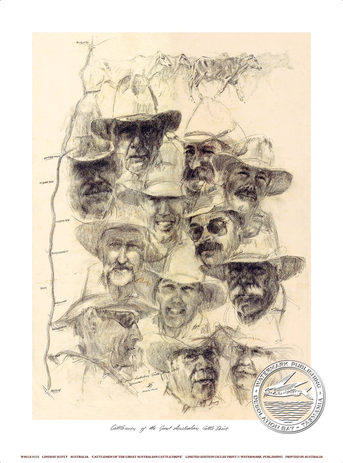 CATTLEMEN OF THE GREAT AUSTRALIAN CATTLE DRIVE – Lindsay Scott