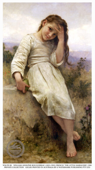 The Little Marauder, 1900 by William Bouguereau print