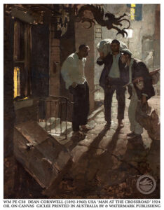 Man at the Crossroad 1924 Dean Cornwell