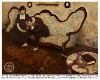 It's hard to explain murder 1920 Dean Cornwell