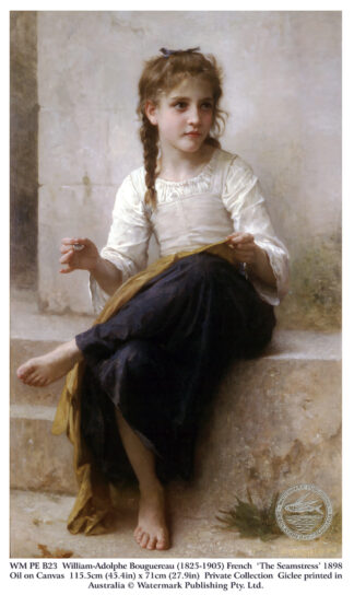 The Seamstress William Bouguereau