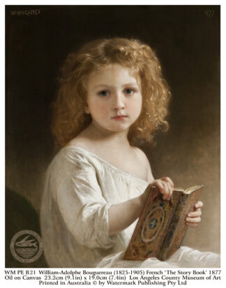 The Story Book William Bouguereau